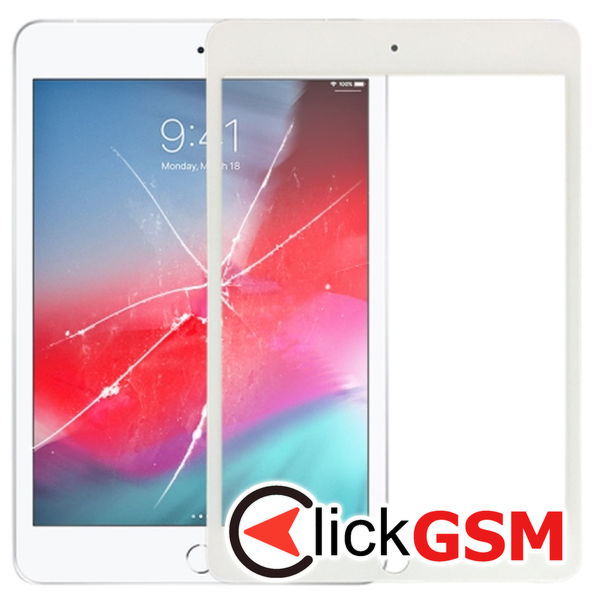 Piesa Sticla Cu Touchscreen White Apple Ipad Mini 5 2afv