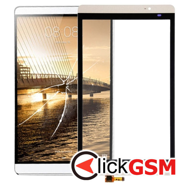 Piesa Sticla Cu Touchscreen White Huawei Mediapad M2 8.0 3d7