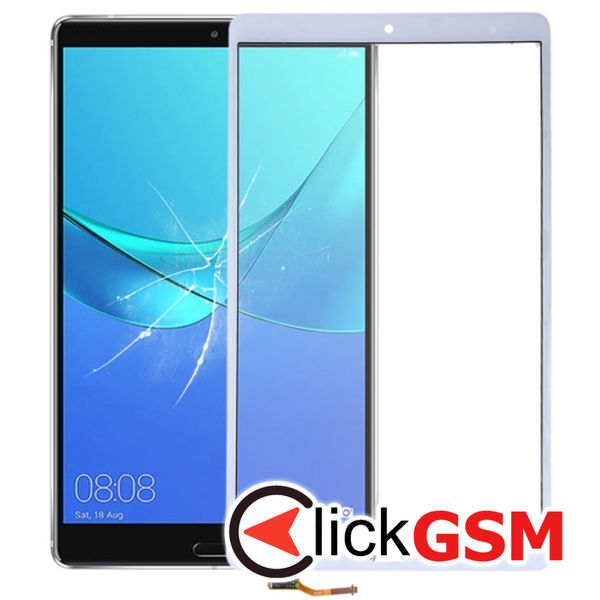 Piesa Piesa Sticla Cu Touchscreen White Huawei Mediapad M5 8 3co