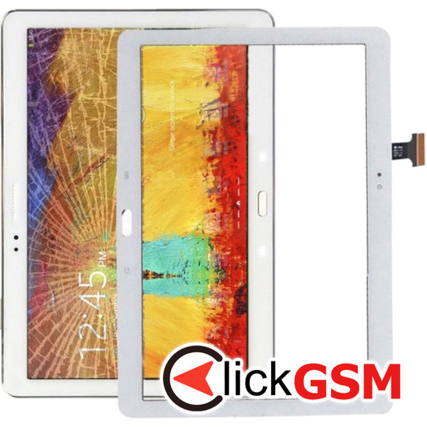 Piesa Sticla Cu Touchscreen White Samsung Galaxy Note 10.1 4oan