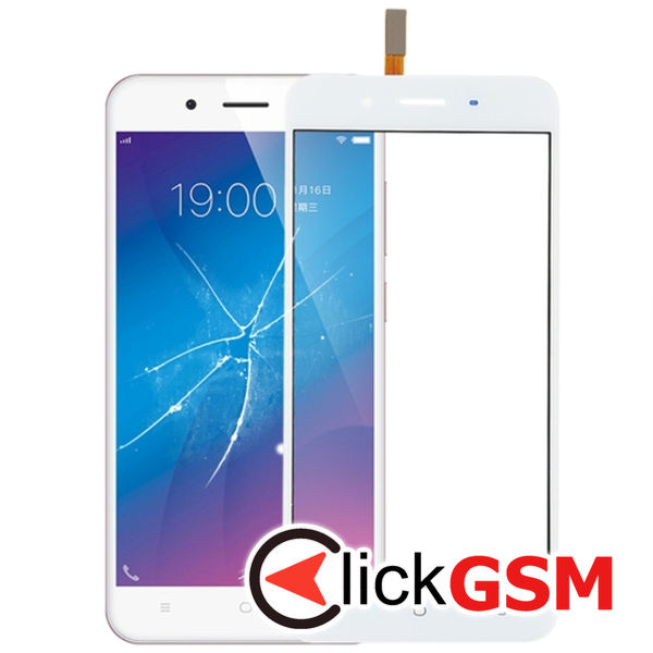 Piesa Sticla Cu Touchscreen White Vivo Y66 20aa