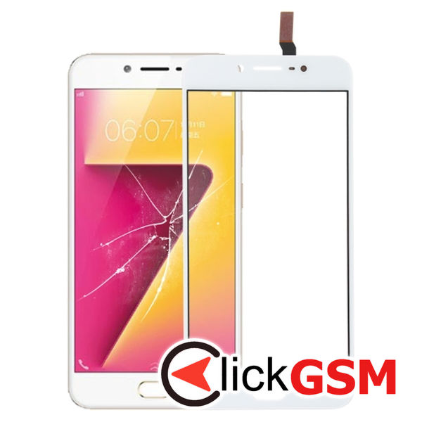 Piesa Sticla Cu Touchscreen White Vivo Y67 20a9