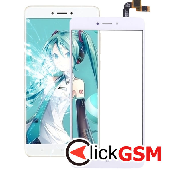 Piesa Sticla Cu Touchscreen White Xiaomi Redmi Note 4x 25x1