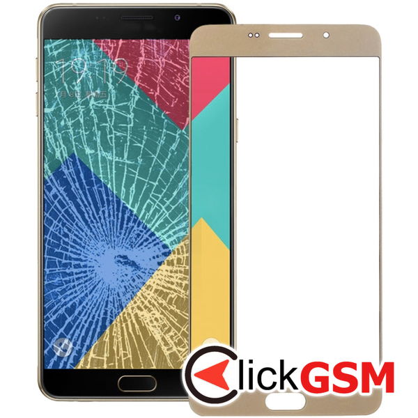 Piesa Sticla Gold Samsung Galaxy A9 2016 4d2b