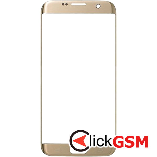 Piesa Piesa Sticla Gold Samsung Galaxy S7 Edge 4e85