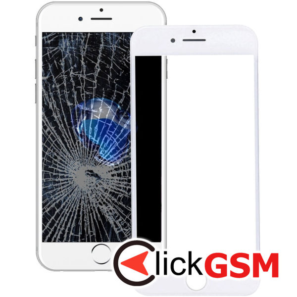 Piesa Sticla White Apple Iphone 7 4g75