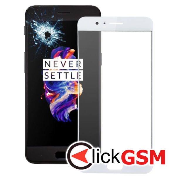 Piesa Piesa Sticla White Oneplus 5 4nuq