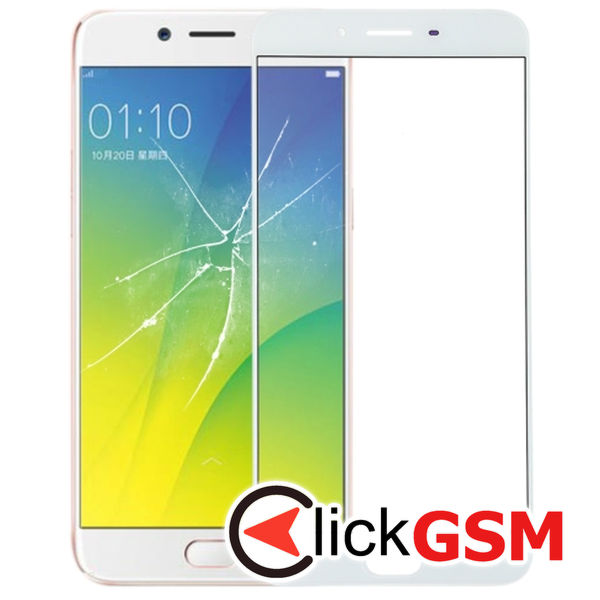 Piesa Sticla White Oppo R9s Plus 1xnd