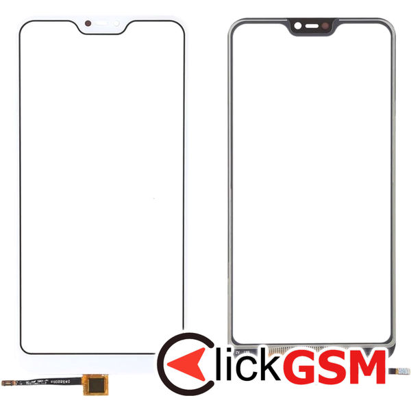 Piesa Sticla White Xiaomi Mi A2 Lite 4y2d