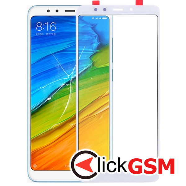 Piesa Sticla White Xiaomi Redmi 5 1yeo