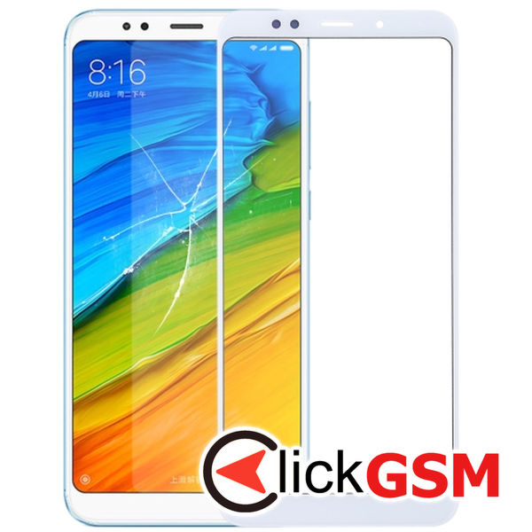 Piesa Sticla White Xiaomi Redmi 5 Plus 1yf1