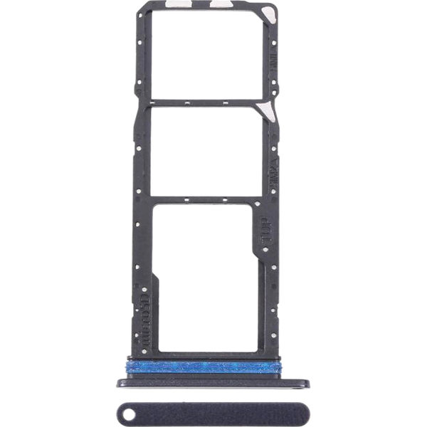 Samsung Galaxy A08 · For Galaxy A08 4G SM-A085F SIM Card Tray + SIM Card Tray + Micro SD Card Tray (Black)