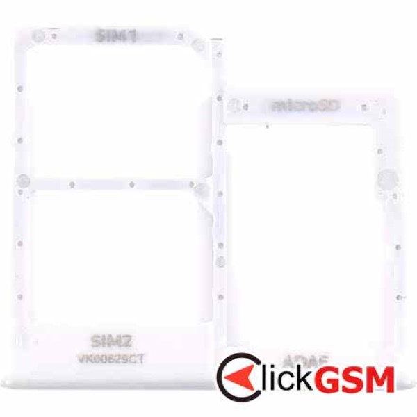 Piesa Suport Sim Argintiu Samsung Galaxy A41 2bq