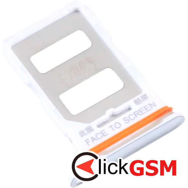 Piesa Suport Sim Argintiu Xiaomi Redmi K50 Ultra 4x57