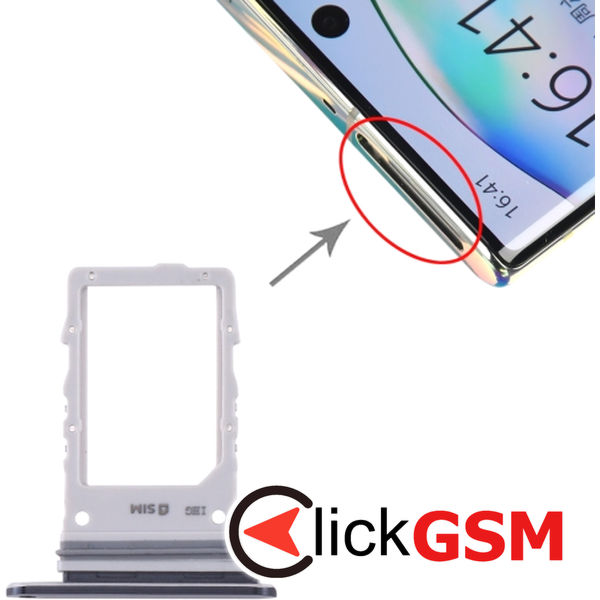 Piesa Suport Sim Black Samsung Galaxy Note10.plus 5g 4d9g