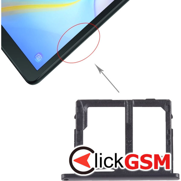 Piesa Suport Sim Black Samsung Galaxy Tab A 10.5 4bx3