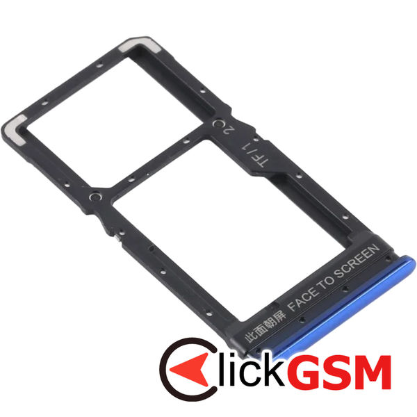 Piesa Suport Sim Blue Xiaomi Poco X3 3cut