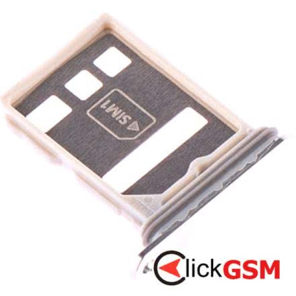 Piesa Piesa Suport Sim Cu Suport Card Alb Huawei P60 Pro 2s52