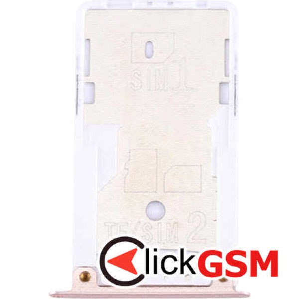 Piesa Suport Sim Cu Suport Card Auriu Xiaomi Redmi 4x 1z4v