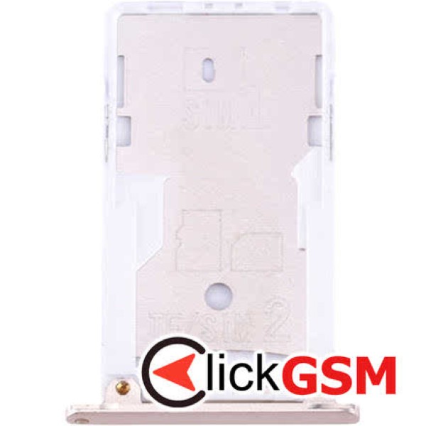 Piesa Suport Sim Cu Suport Card Auriu Xiaomi Redmi Note 3 1z4r