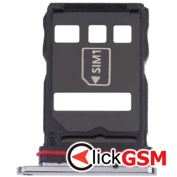 Piesa Piesa Suport Sim Cu Suport Card Black Huawei P50 2cbt