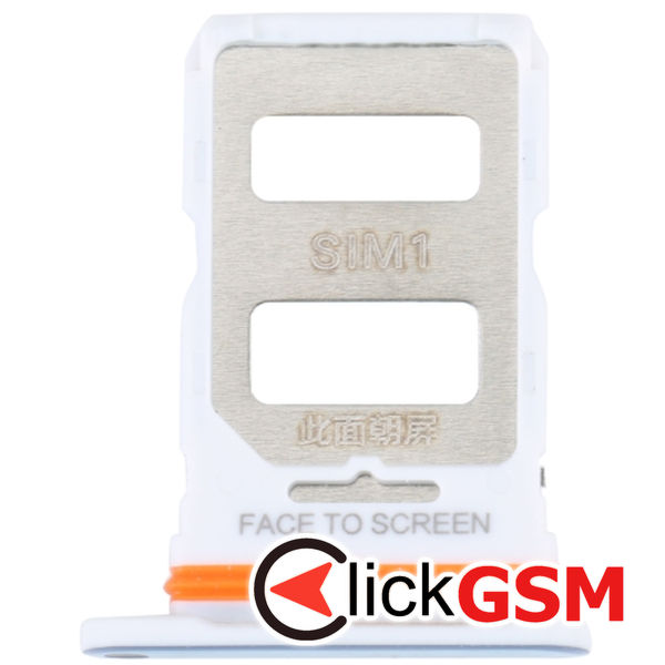 Piesa Suport Sim Cu Suport Card Blue Xiaomi Civi 2 2v16