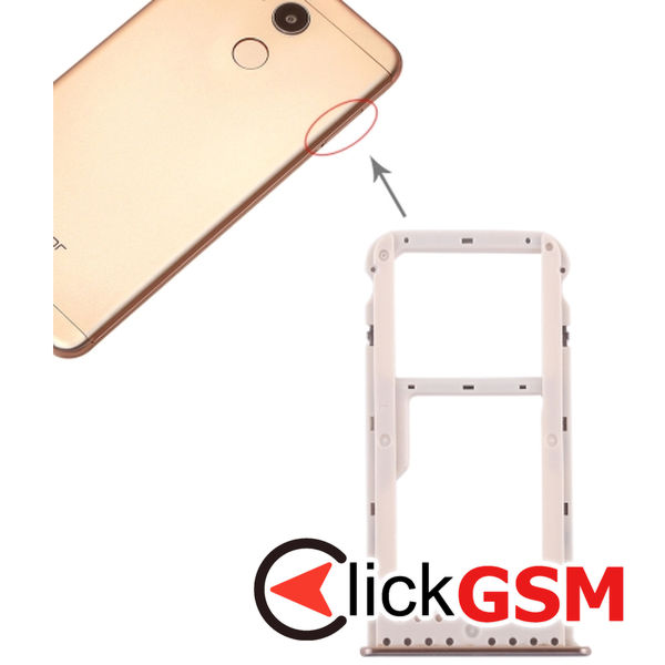 Piesa Suport Sim Cu Suport Card Gold Honor V9 Play 2e02