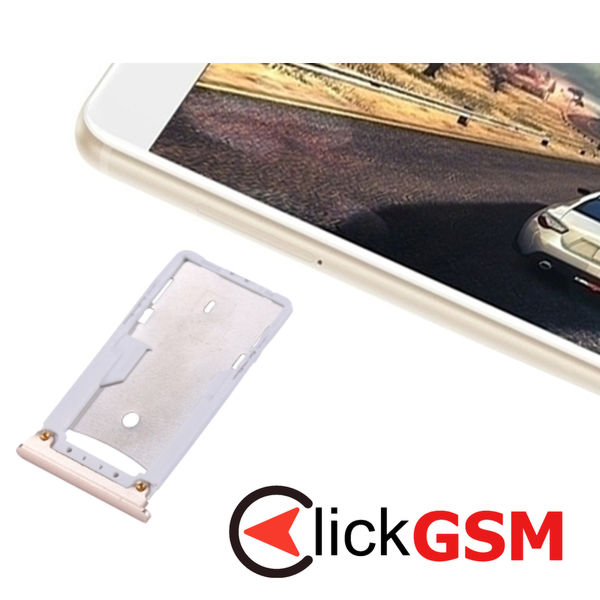 Piesa Piesa Suport Sim Cu Suport Card Gold Xiaomi Mi Max 2 1z5b