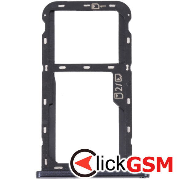 Piesa Piesa Suport Sim Cu Suport Card Grey Zte Blade A52 2v0f