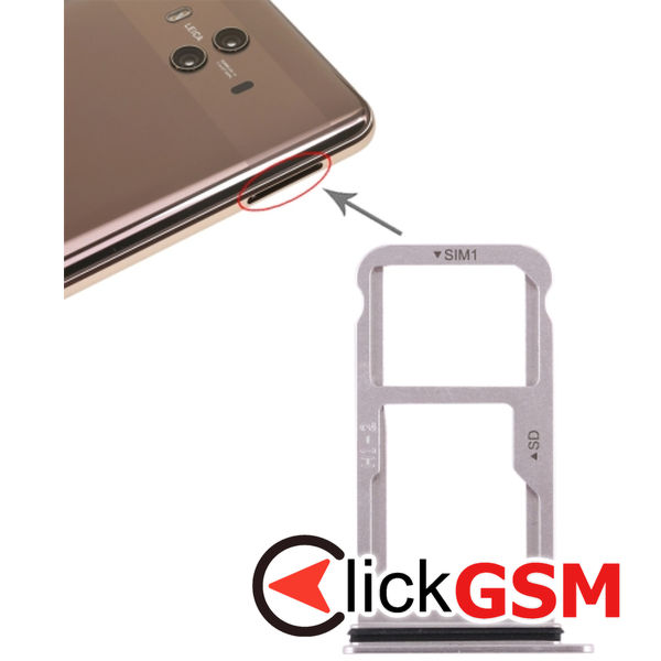 Piesa Suport Sim Cu Suport Card Huawei Mate 10 2dux