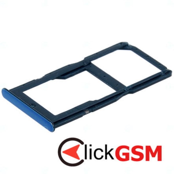 Suport Sim cu Suport Card Micro SD Albastru Huawei P30 Lite 1b7k
