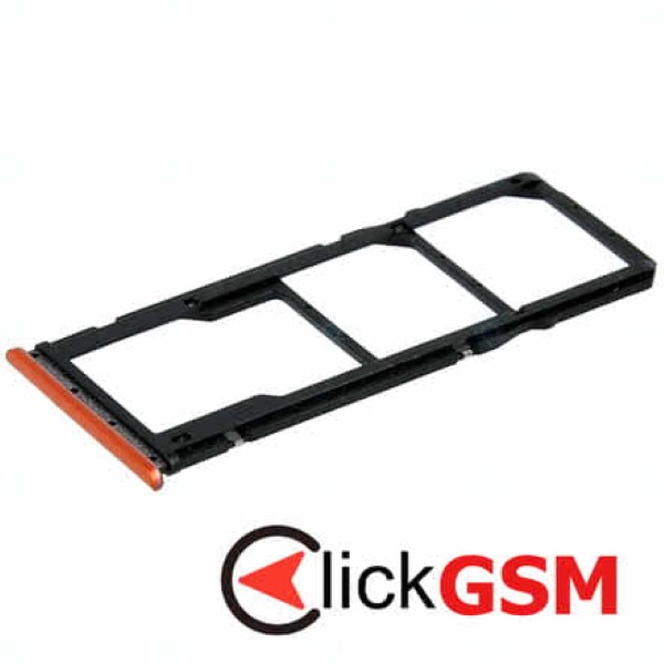 Piesa Piesa Suport Sim Cu Suport Card Micro Sd Portocaliu Xiaomi Redmi 9t Wlk