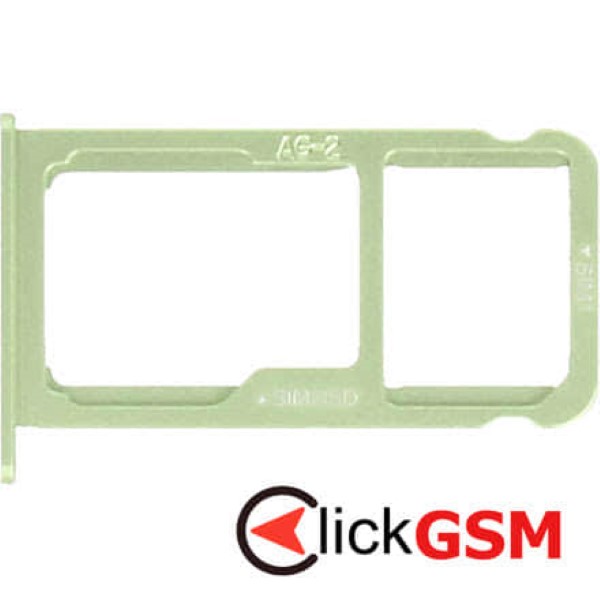 Piesa Suport Sim Cu Suport Card Micro Sd Verde Huawei P10 1auw