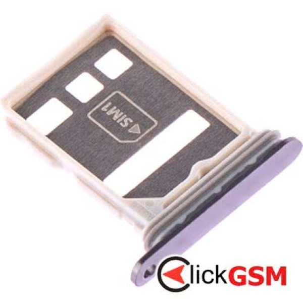 Piesa Piesa Suport Sim Cu Suport Card Negru Huawei P60 Pro 2s53