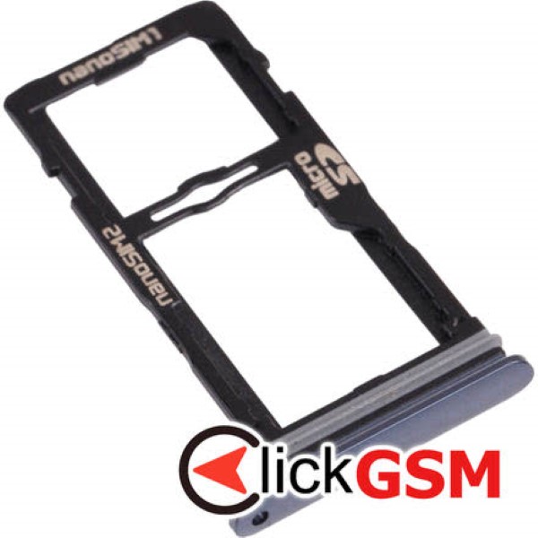 Piesa Piesa Suport Sim Cu Suport Card Negru Lg G8s Thinq 267r