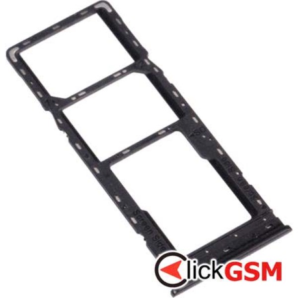 Piesa Suport Sim Cu Suport Card Negru Tecno Spark 4 237c