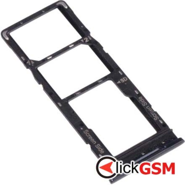 Piesa Suport Sim Cu Suport Card Negru Tecno Spark 5 Air 238c