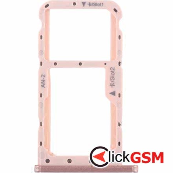 Suport Sim cu Suport Card Pink Huawei P20 Lite 2az0
