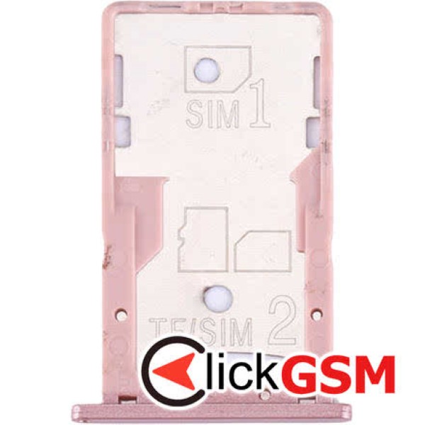 Piesa Suport Sim Cu Suport Card Rose Xiaomi Redmi 4a 1z4x