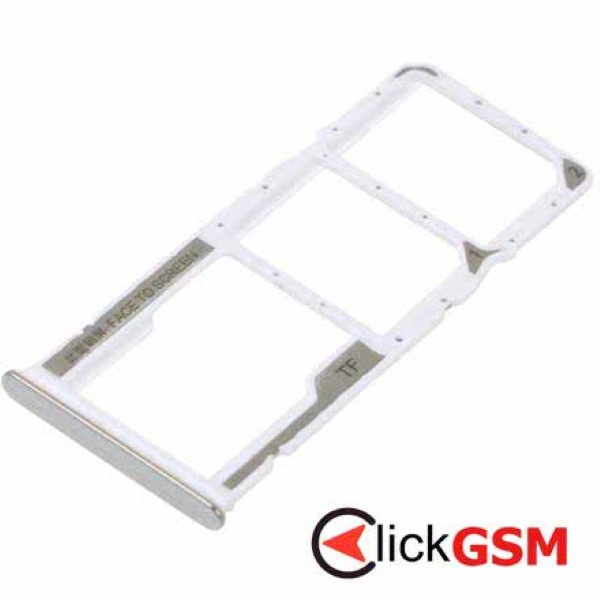 Piesa Suport Sim Cu Suport Card Silver Xiaomi Redmi Note 11e 5g 2vvr