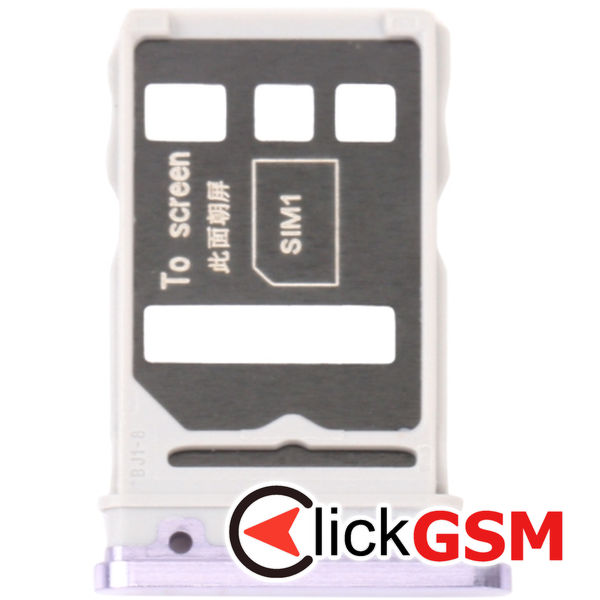 Piesa Suport Sim Cu Suport Card Space Silver Honor 30 2bw5