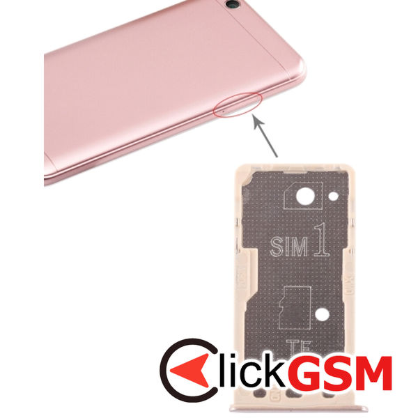 Piesa Suport Sim Cu Suport Card Xiaomi Redmi 5a 1z69