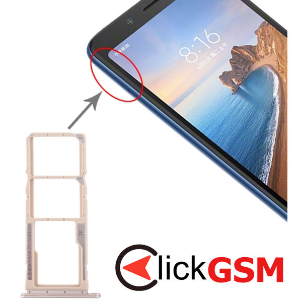 Piesa Suport Sim Cu Suport Card Xiaomi Redmi 7a 1z36