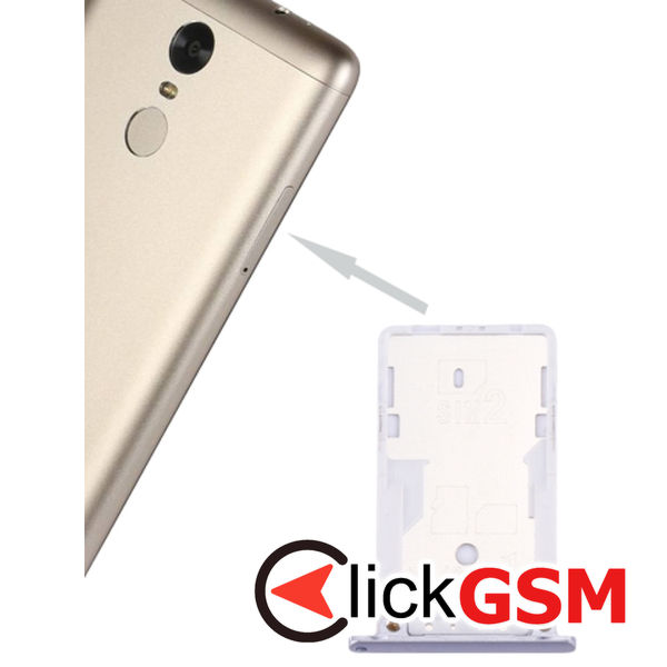 Piesa Suport Sim Cu Suport Card Xiaomi Redmi Note 3 1z4b