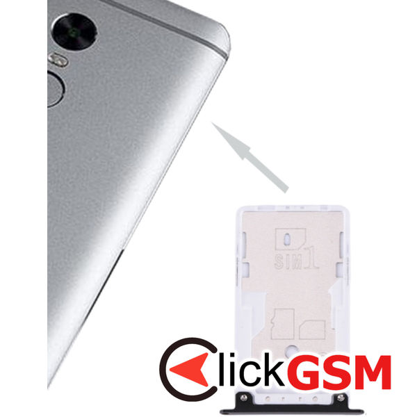 Piesa Suport Sim Cu Suport Card Xiaomi Redmi Note 4x 1z4l