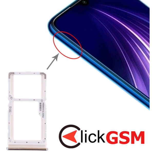 Piesa Suport Sim Cu Suport Card Xiaomi Redmi Note 8 Pro 1z1n