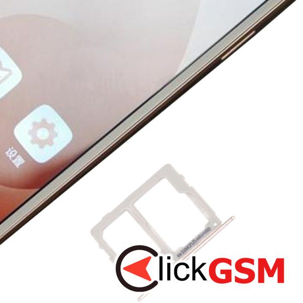 Piesa Suport Sim Gold Samsung Galaxy C7 Pro 4dpi