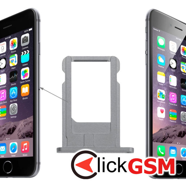 Piesa Suport Sim Grey Apple Iphone 6 4fgb