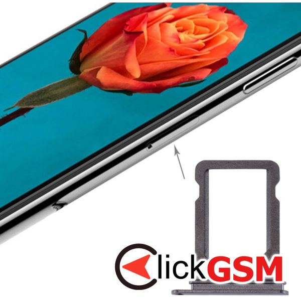 Piesa Piesa Suport Sim Grey Apple Iphone X 4f3l