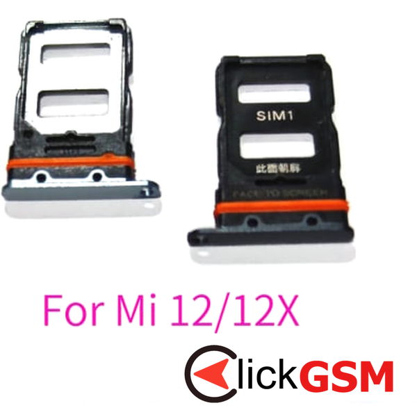 Piesa Suport Sim Gri Xiaomi 12x 2f8e